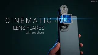 Cinematic Lens Flares with any phone - Ulanzi 1.33x Anamorphic Lens!