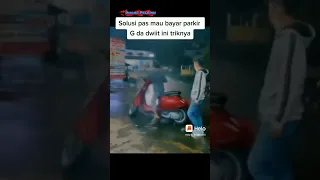 solusi bayar parkir bila tak ada duit