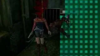 Jill Valentine decapitated by Hunter beta from RE3