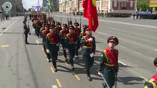 На площади Ленина прошла генеральная репетиция парада Победы