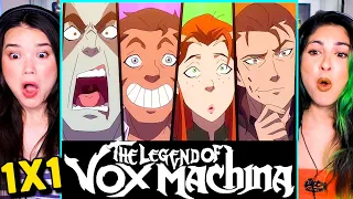 THE LEGEND OF VOX MACHINA 1x1 "The Terror of Tal'Dorei Part 1" Reaction!