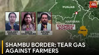 Tensions Escalate At Shambhu Border As Farmers Face Tear Gas