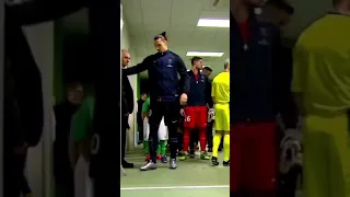 Zlatan ibrahimovic vs door 😂 #shorts