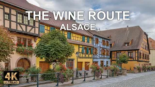 The Wine Route 4K 🍷 Alsace Winter 2023