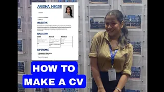 How to make a CV or Resume | INDIGO | Cabin crew |