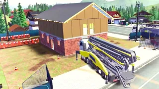 Construction Simulator 3 - #50 Building a house for the Hutzel family - Gameplay