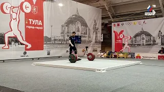 💥 Зулфат Гараев 🏆 Кубок России Тула 🇷🇺 Рекорд рывок 154 кг  #фтартв #weightlifting #штанга