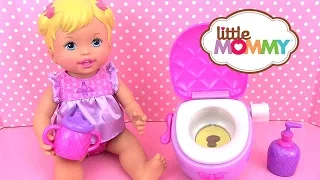Little Mommy Princess and the Potty Time Bébé Poupon va au pot WC toilettes