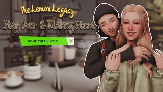 The Sims4: 🍕Stay over & making pizza🍕//Home Chef Hustle Stuff Pack//The Lemon Legacy