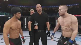 EA SPORTS UFC 4 Bruce Lee vs Justin Gaethje