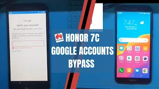 honor 7c Google Account bypass without PC|| honor 7c FRP REMOVE