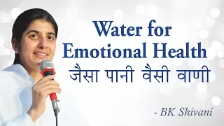 Water for Happiness: Part 3: BK Shivani (English Subtitles)