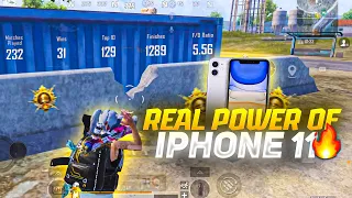 INSANE 1VS4 CLUTCHES🔥IPHONE 11 SMOOTH + EXTREME PUBG / BGMI TEST 2024⚡️5 FINGER GAMEPLAY