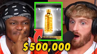 KSI & Logan Paul Explain How to Win $500,000 Gold PRIME Bottle