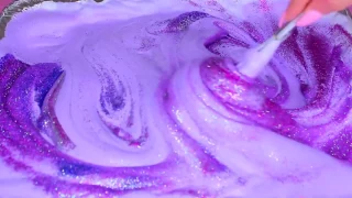 FAMILY SLIME BUCKET CHALLENGE &&DOGGIE GALAXY FLUFFY SLIME BATH