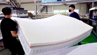 Korean Bed Factory That Make Foam Mattress Like Soft Cake