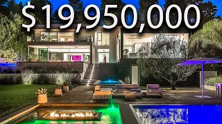 Touring A Modern Glass Mega Mansion With 3 Pools!