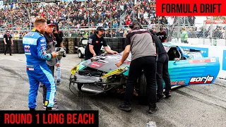 Matt Field Fredric Aasbo crash FD 2022 Long Beach R1