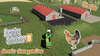 🚜[FR] Farming Simulator 19 TUTO comment bien s'occuper et produire avec les poules