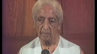 J. Krishnamurti - Madras (Chennai) 1984/85 - Public Q&A 1