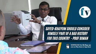 Sayed-Khaiyum should consider himself as part of a bad history for Fiji - Prof. Prasad | 31/01/2023