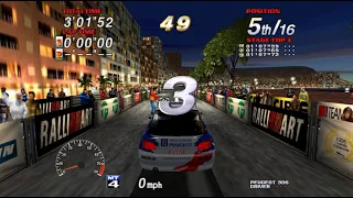 Sega Rally 2 - 4'09"51 Peugeot 306 (1080p 60fps)