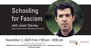 Schooling for Fascism with Jason Stanley