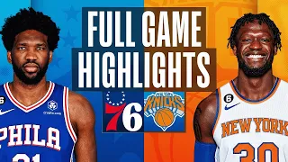 Philadelphia 76ers vs. New York Knicks Full Game Highlights | Dec 25 | 2022 NBA Season