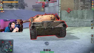 ТАНК Leopard 1 СТАЛ НАГИБАТЬ РАНДОМ ● РАЗБИРАЕМ БОИ ТОПОВЫХ ИГРОКОВ ● WoT Blitz