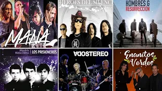 Mana, Caifanes, Enrique Bunbury, Heroes Del Silencio MIX EXITOS - Clasicos Del Rock En Espanol