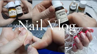 Влог/ Экоглянцевание от #inki /#маникюр #nail #гельлак #влог #укреплениеногтей #лечениеногтей