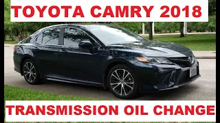 Transmission fluid change Toyota Camry 2018 AISIN UB80E