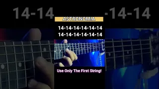 1 String Astronomia - Easy Tabs (Guitar Fingerstyle Tutorial)