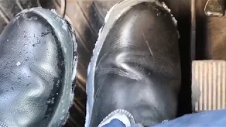 Russian Worker's Winter Boots - walking & pumping pedals