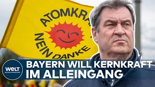 ATOMAUSSTIEG: Bayern im Alleingang? Söder fordert Weiterbetrieb von Kernenergie in seinem Bundesland