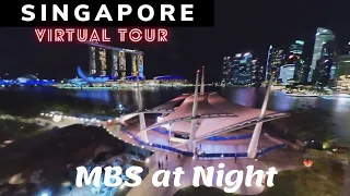 Singapore Virtual Tour | Marina Bay View from Esplanade Roof