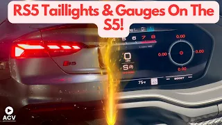 Discover the Secret Customizations of Audi S5 - RS5 Taillights, Gauges and more using the OBDEleven