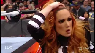 Big Time Botch - Becky Lynch falls on her ass while attacking Liv Morgan on Raw 12/13/2021.