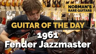 Guitar of the Day: 1961 Fender Jazzmaster Sunburst | Norman's Rare Guitars