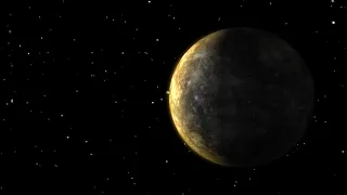 Mercury Planet Scene Space Animation - 4k - By CD