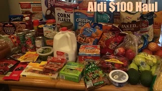 Aldi $100 Grocery Haul & Weekly Meal Plan