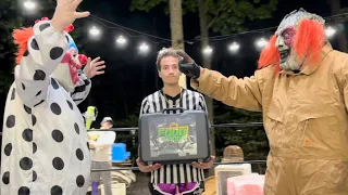 CLOWNS FROM THE WOODS WANT FOOD IN THE FRIDGE! (Before Burger King of the Ring)