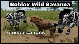 Roblox Wild Savanna - All Zebra attacks - Tutorial / Guide