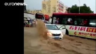 Torrential rainstorm ravages China