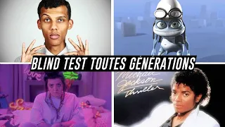 BLIND TEST Toutes Générations : 30 EXTRAITS