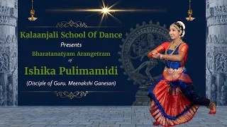 Ishika Pulimamidi Bharatanatyam Arangetram