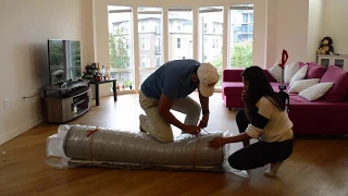 How to move a mattress | How to return mattress | How to compress a mattress using a vacuum bag