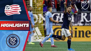 New England Revolution vs. New York City FC | A Beautiful Chipped Goal! | HIGHLIGHTS