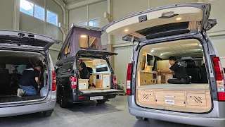 Process of Making Comfortable Camper With Staria. Korean Camper Van Manufacturing Factory