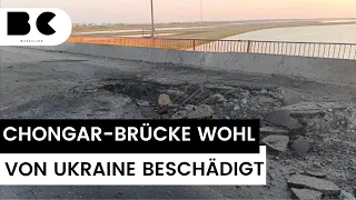 Ukraine soll Chongar-Brücke angegriffen haben